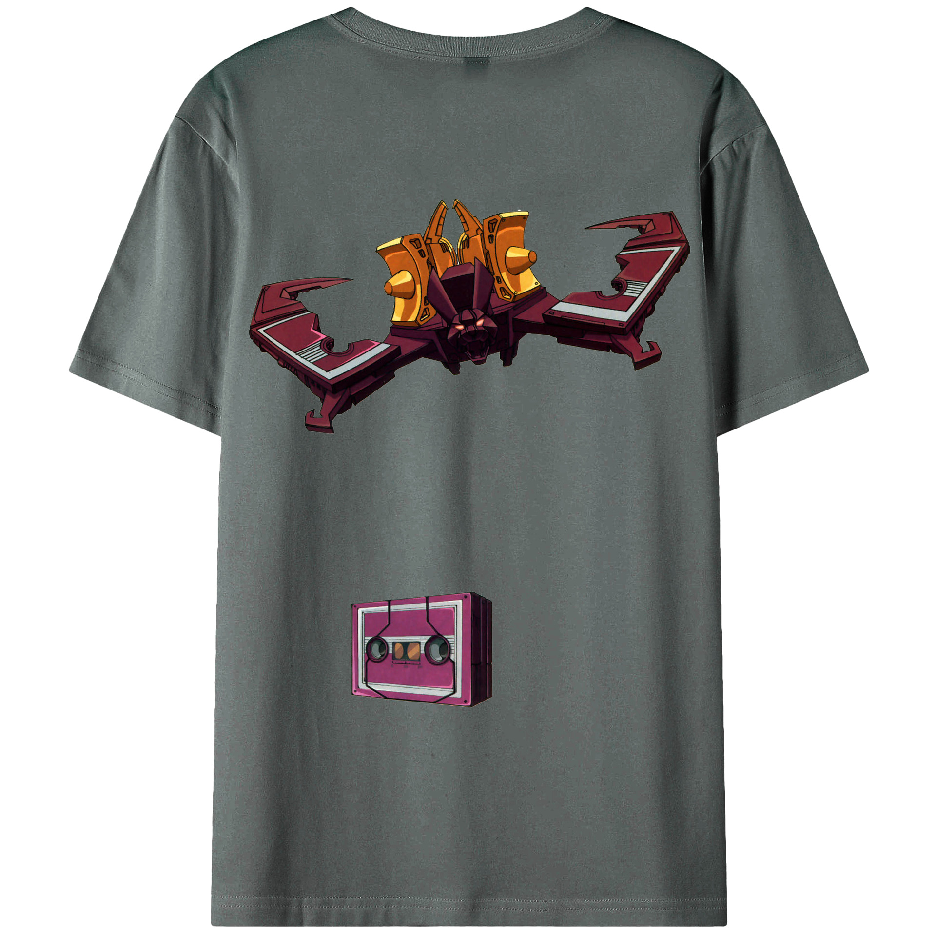 （画像用）  綿100％ メンズ半袖Tシャツ（バックプリント） 通気性